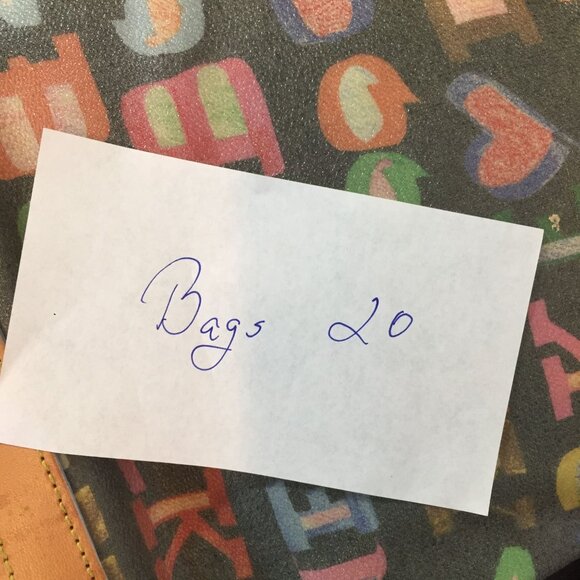 Dooney & Bourke Multicolor HoBo Shoulder Bag Coated Canvas Logo Zip Top - Picture 14 of 14